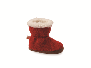 Acorn Easy Bootie Ragg : Red Ragg Wool - Childrens